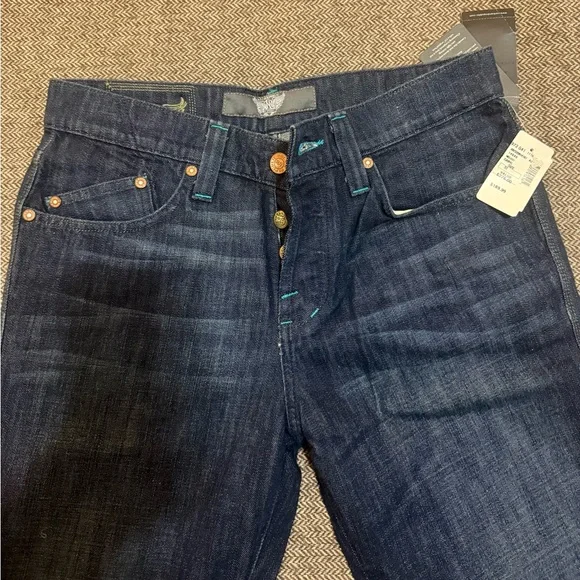 Rock & Republic Dark Blue Denim with Button Detail - Picture 4 of 5